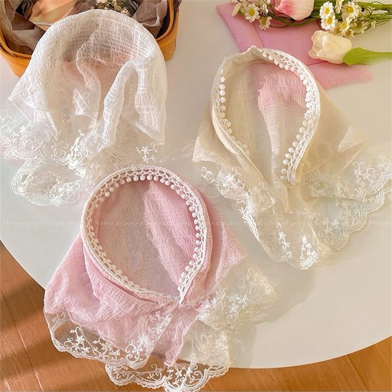 Khăn turban, khăn tam giác đội đầu siêu xinh, dễ thương chụp ảnh nàng thơ dịu dàng KTB01