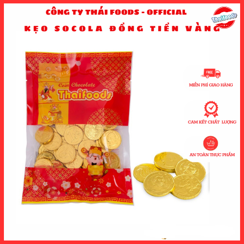 Kẹo socola đồng tiền vàng 1kg/300gr/lọ vat  200gr - Hàng Việt Nam sản xuất trong nước/ date 1 năm
