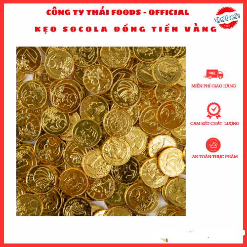 Kẹo socola đồng tiền vàng 1kg/300gr/lọ vat  200gr - Hàng Việt Nam sản xuất trong nước/ date 1 năm