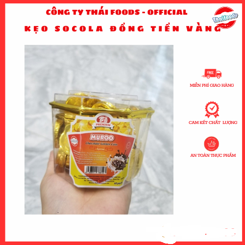 Kẹo socola đồng tiền vàng 1kg/300gr/lọ vat  200gr - Hàng Việt Nam sản xuất trong nước/ date 1 năm