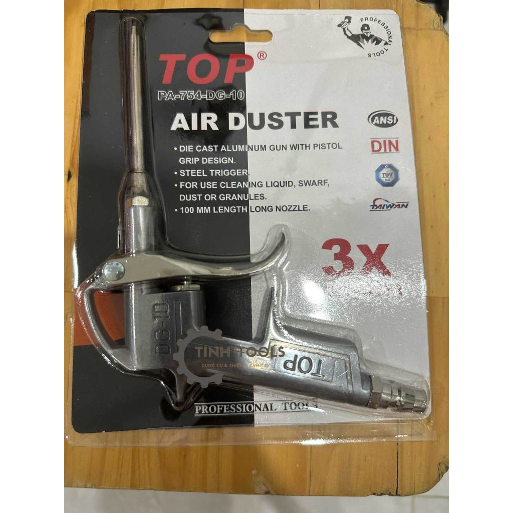 Súng xịt hơi đầu dài chất lượng cao dành cho máy nén thuỷ lực - air duster - hiệu Top