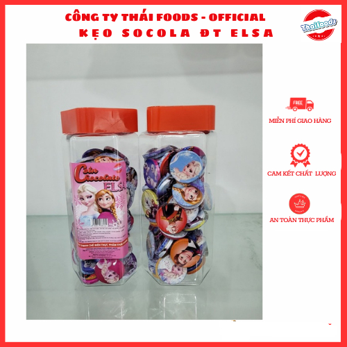 Kẹo Socola đồng tiền hình công chúa cổ tích / Hàng Thái Foods/ Kẹo socola trẻ con
