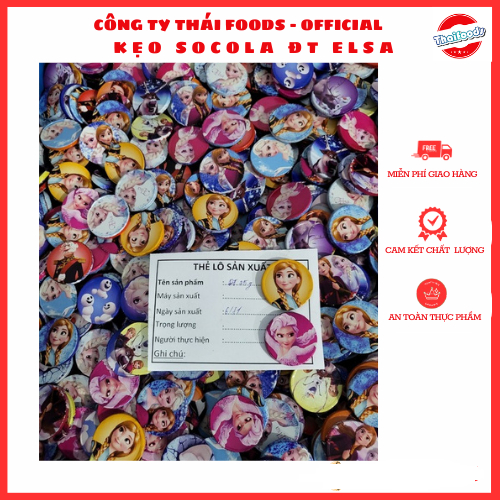 Kẹo Socola đồng tiền hình công chúa cổ tích / Hàng Thái Foods/ Kẹo socola trẻ con