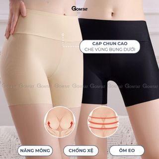 Quần mặc váy GOMTAT đúc su, quần lót mặc váy chất su mềm ôm body nâng đẩy vùng mông - GOM-8204