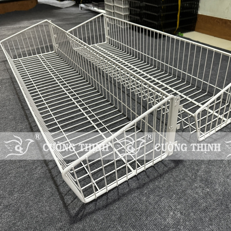 {GIÁ TỐT} Rổ mì lắp kệ, rổ treo đựng hàng hoá trong siêu thị - Dài 70cm ...
