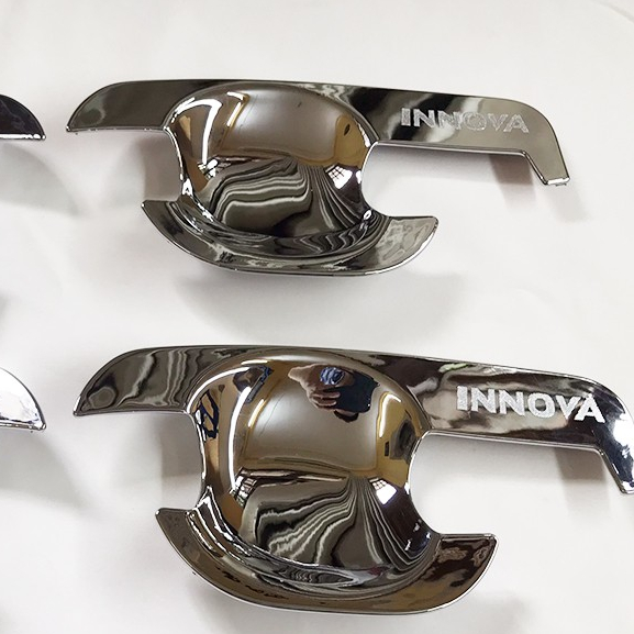 Ốp tay nắm, hõm cửa xe Toyota Innova 2006 2007 2008 2009 2010 2011 2012 2013 2014 2015 MẠ CROM cao cấp