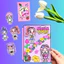 Ngôi nhà 3 cô bé đáng yêu Melody, Kuromi, Cinamoroll Đồ chơi giấy ngôi nhà búp bê của cô gái ngôi sao
