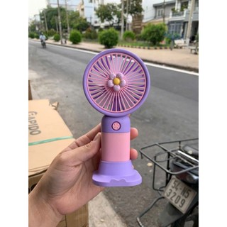 QUẠT SẠC ĐIỆN MINI CẦM TAY CÓ DÂY