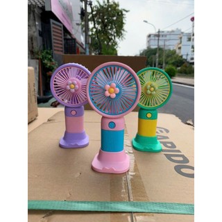 QUẠT SẠC ĐIỆN MINI CẦM TAY CÓ DÂY