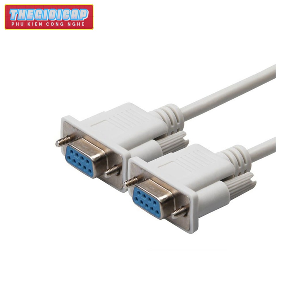 Cáp nối thẳng Com to Com DB9 ( Cáp RS232 ) 9F/9F Dài 1.5m | Shopee Việt Nam