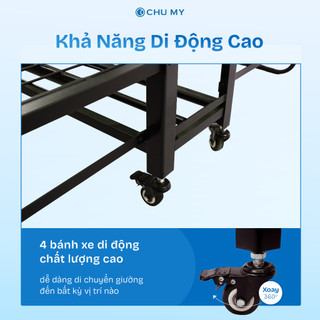 Giường xếp gấp gọn CHU MY - Giải pháp tiện lợi cho không gian hẹp