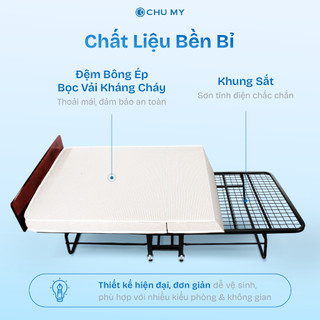 Giường xếp gấp gọn CHU MY - Giải pháp tiện lợi cho không gian hẹp