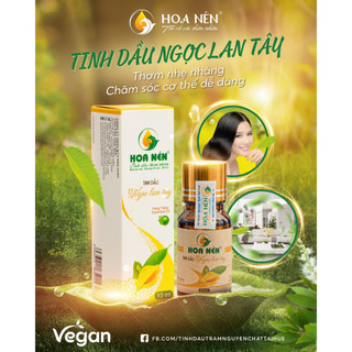 Tinh dầu Hoa Ngọc Lan Tây (ylang) nguyên chất - Hoa Nén - Làm đẹp da, thư giãn - Dùng thử 3ml