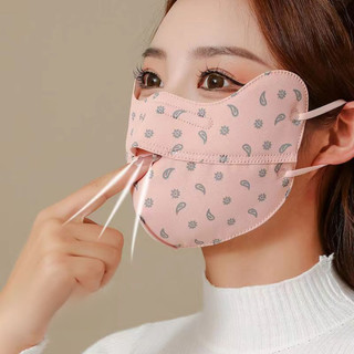 Khẩu Trang Vải Nữ Hoa Nhí Thời Trang Cao Cấp, Che Gò Má, Chống UV, Thoáng Khí, Đeo Êm Tai