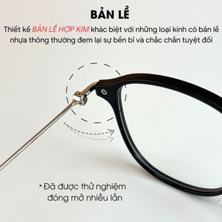 Gọng kính cận nữ nam chống tia Uv bảo vệ mắt thời trang siêu xinh thay được tròng cận 587