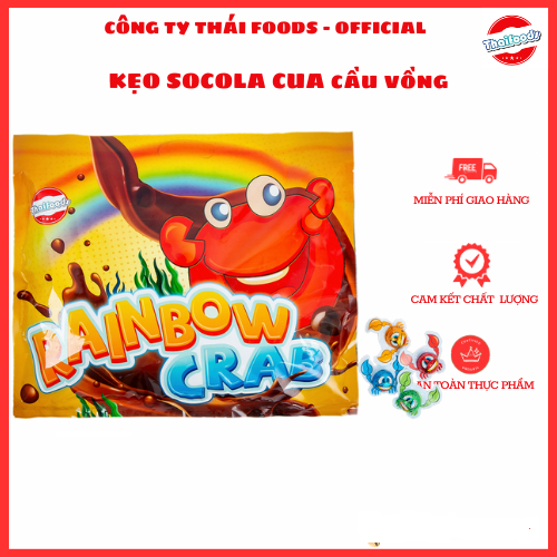 Kẹo Socola cua cầu vồng túi 1kg/300gr/150gr/lọ 50c /Thái Foods