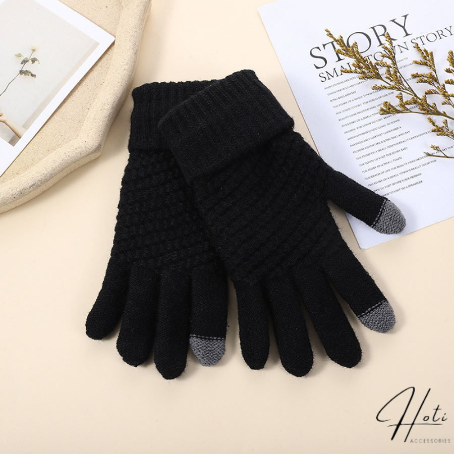 Găng Tay Len Nam Nữ Unisex, Bao Tay Dày Trơn  Giữ Ấm Chống Tia UV Thời Trang Bốn Mùa Nhiều Màu  - HOTI - GT001