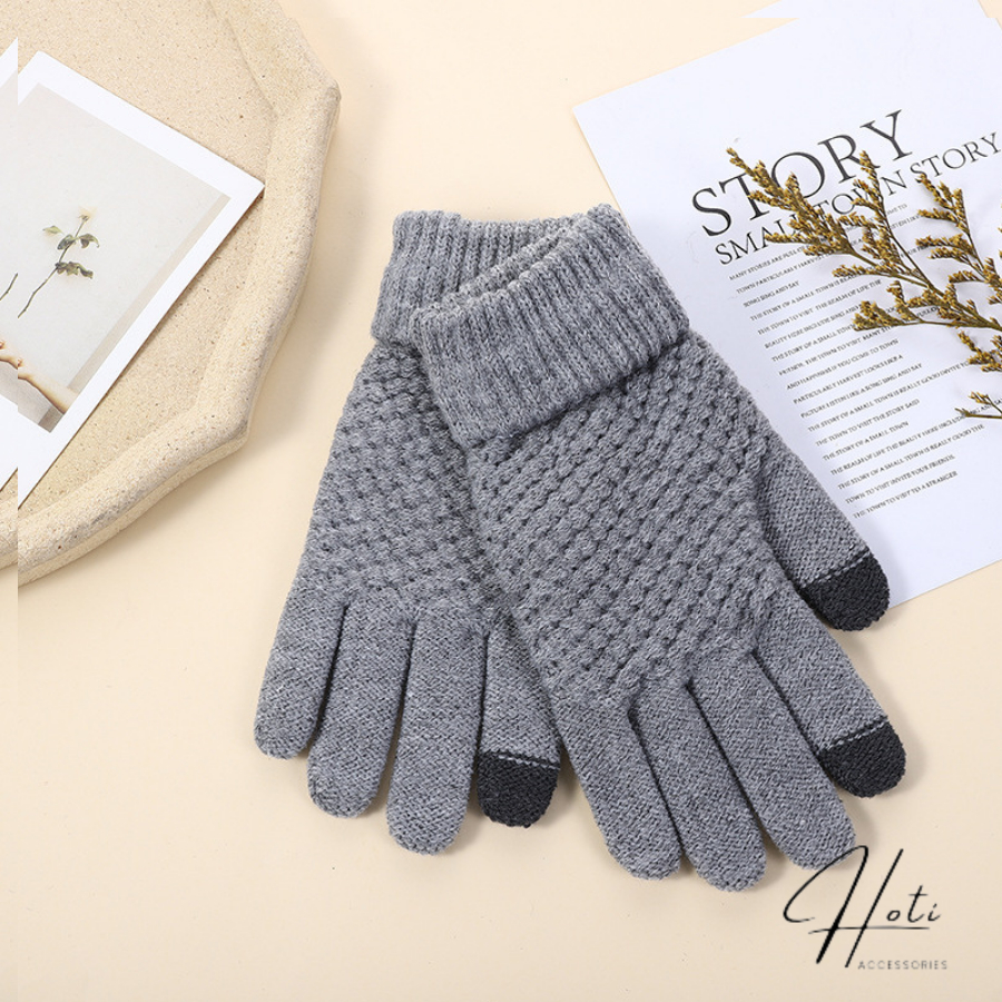 Găng Tay Len Nam Nữ Unisex, Bao Tay Dày Trơn  Giữ Ấm Chống Tia UV Thời Trang Bốn Mùa Nhiều Màu  - HOTI - GT001