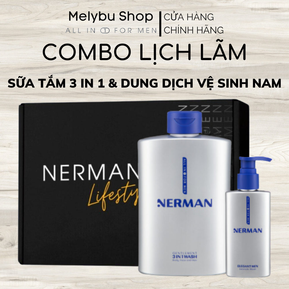 Combo Sữa Tắm Gội Nam Nerman 350ml Và Dung Dịch Vệ Sinh Nam Nerman ...
