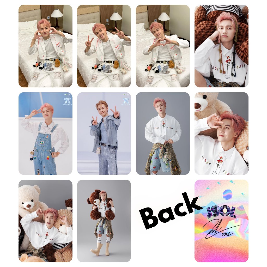Set 10 card giấy bo góc in 2 mặt ảnh JSOL | Shopee Việt Nam