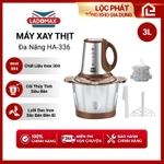 Máy xay thịt 550W Ladomax HA-336 cối inox 304 dung tích 3L, tặng kèm lồng đánh trứng và dụng cụ lột tỏi bh 12 tháng — ảnh 1