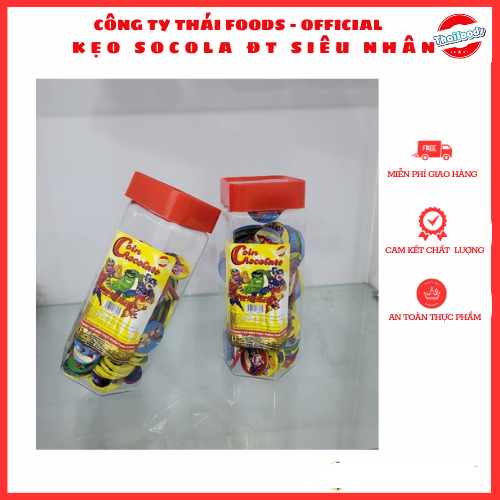 Kẹo Socola Đồng tiền hình Anh hùng siêu nhân Super Hero Thái Foods/ Kẹo trẻ con