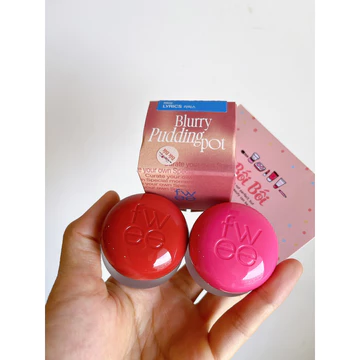 (GIAO SIÊU TỐC 4 GIỜ) Son kem lỳ hũ Fwee Lip & Cheek Blurry Pudding Pot 5G