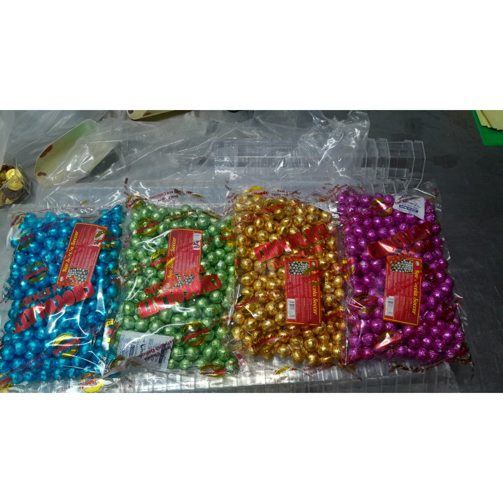 Socola bóng / Chocola soccer lọ 80 viên/ túi 1kg/ Thái Foods