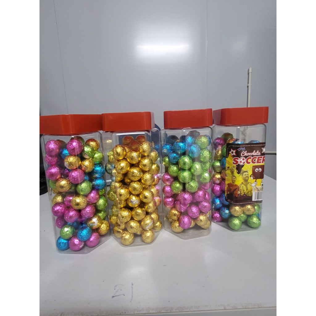 Socola bóng / Chocola soccer lọ 80 viên/ túi 1kg/ Thái Foods