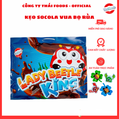 KẸO SOCOLA VUA BỌ RÙA THƯƠNG HIỆU THÁI FOOD/TÚI 1KG/300GR/150GR/LỌ 32C