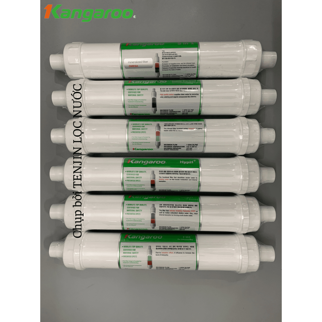 Combo 6 Lõi Chức Năng Hydrogen+ Kangaroo Giàu Hydrogen Giúp Hấp Thu Khoáng Chấy Nhanh,Bù Nước Hiệu Quả- Hàng Chính hãng