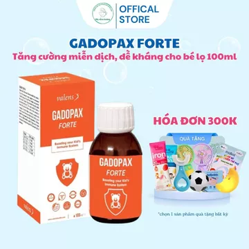 Gadopax Forte Tăng Đề Kháng Cho Bé, Siro Gadopax Tăng Cường Đề Kháng Tự Nhiên Cho Bé giảm Ốm Vặt,Mắc Bệnh Do Nhiễm Khuẩn