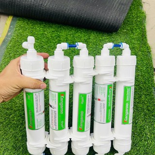 Combo 9 lõi lọc nước hydrogen máy Kangaroo KG100HA, KG100HC (123, RO 50GPD, Fir+, Orph+, Hyph+, Mineral+, Nano Carbon+ )