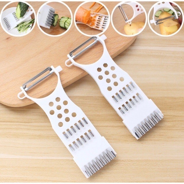 Dụng Cụ Nạo Gọt Rau Củ Quả 3 Trong 1 #D33