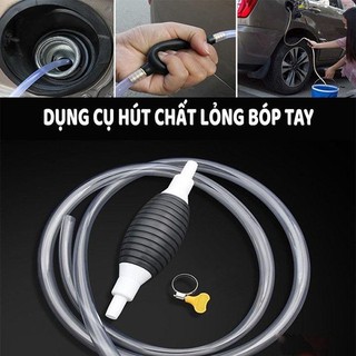 Dụng cụ bóp tay sang chiết chất lỏng đa năng - bơm hút rượu, xăng, dầu tiện lợi #A269