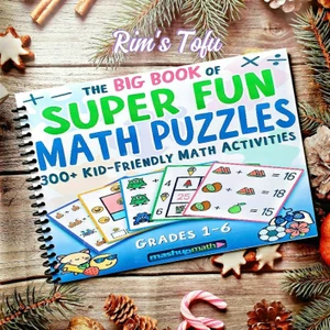 Học liệu Toán Math Puzzles cho bé rèn luyện tư duy IQ, tăng sự tập trung