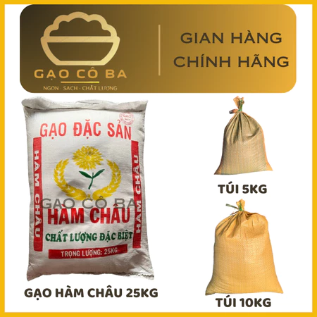 GẠO HÀM CHÂU 5KG - Gạo xốp, nở, khô