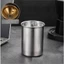Gạt tàn tròn, gạt tàn inox chống gió bằng thép - CHỈ BÁN MÀU BẠC - GTT007e