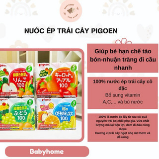 [date 2026] NƯỚC ÉP HOA QUẢ PIGEON NỘI ĐỊA NHẬT CÁC LOẠI LỐC 3 HỘP (125ML)