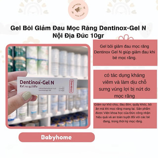 [ MẪU MỚI DATE 4/2029] Gel Bôi Giảm Đau Mọc Răng Dentinox-Gel N Nội Địa Đức 10gr cho bé từ 4M