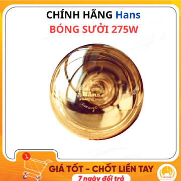 Bóng sưởi nhà tắm 275w thay thế bóng đèn sưởi nhà tắm Kottman Hans, Bóng sưởi đồ ăn sưởi ấm nhanh