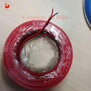 Dây điện đỏ đen lõi đồng mềm 17 sợi nhỏ