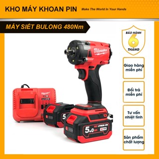 Máy siết ốc bulong MILWaKEE M18 2855 lực siết 480Nm chân pin phổ thông
