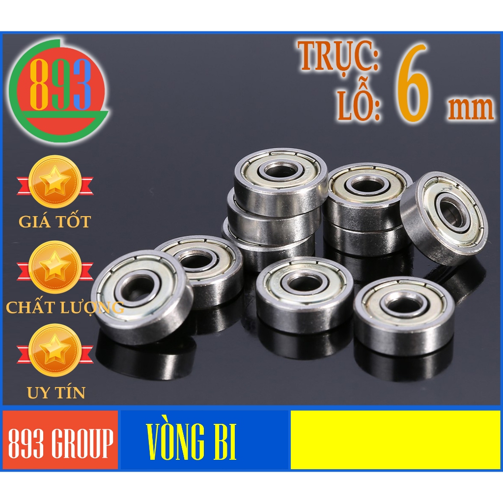 VB6- [SET 10]- Vòng bi Trục 6mm 606 626 636 686 696 cho CNC in 3D Patin ...