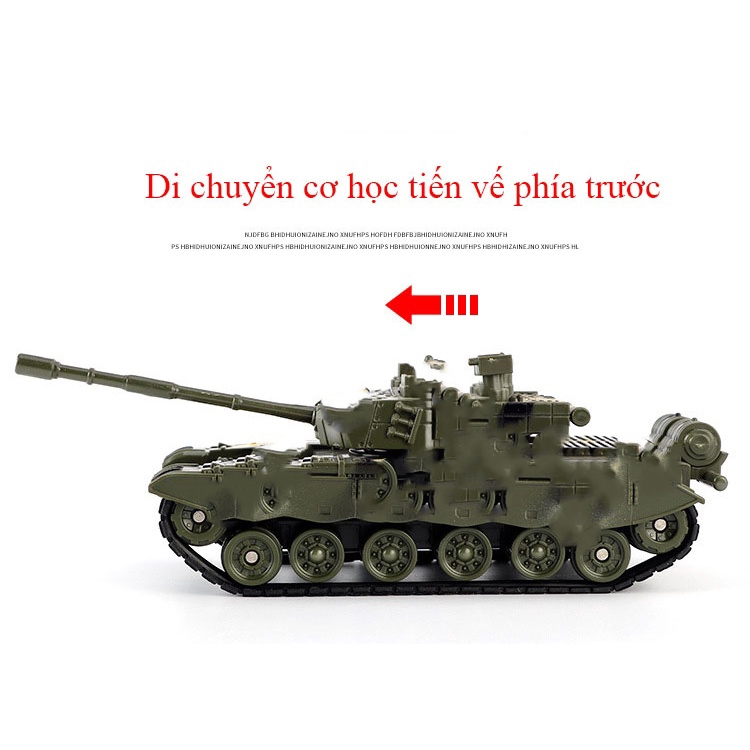 Ảnh Đồ chơi mô hình xe tăng KAVY tỷ lệ 1:32 nhựa nguyên sinh quay 360 độ bánh xích cao su 1
