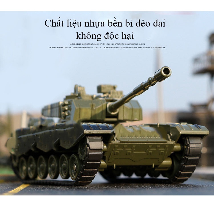 Ảnh Đồ chơi mô hình xe tăng KAVY tỷ lệ 1:32 nhựa nguyên sinh quay 360 độ bánh xích cao su 2
