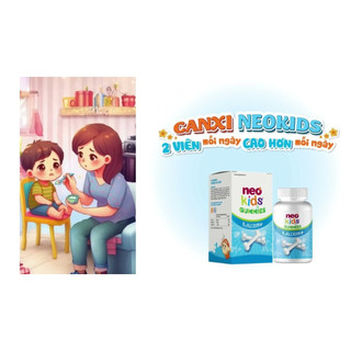 [MUA 1 TẶNG 1 QUÀ] Canxi Vị Sữa Chua Neo Kids Gummies Tăng Chiều Cao Cho Bé (Lọ 60 Viên)