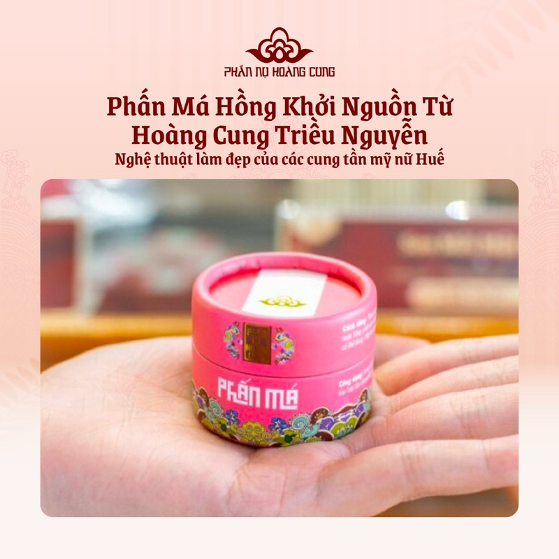 Ảnh Phấn Má Phấn Nụ Hoàng Cung màu hồng/ màu cam 25g 2