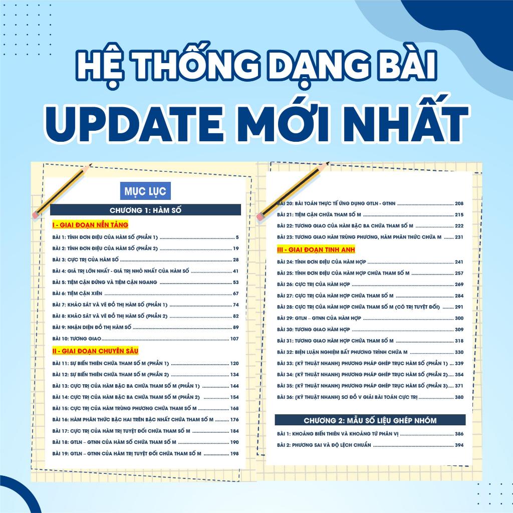 Ảnh Combo 3 Cuốn Sách Chuyên Đề Môn Toán Ôn Thi THPT Đại Học 2025 - Biên Soạn bởi thầy Nguyễn Tiến Đạt 3