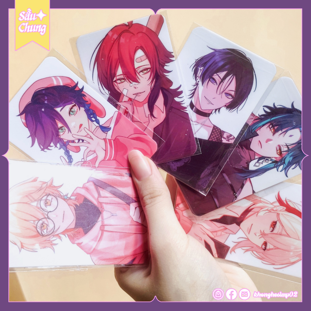 Card bo góc Genshin Impact anemo boys (artist Kủi) | Shopee Việt Nam